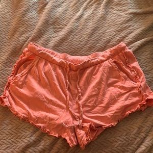 Aerie Ruffle Lounge Shorts